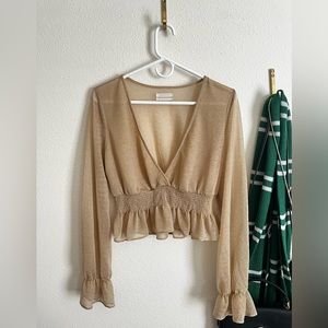 UO Sheer Blouse